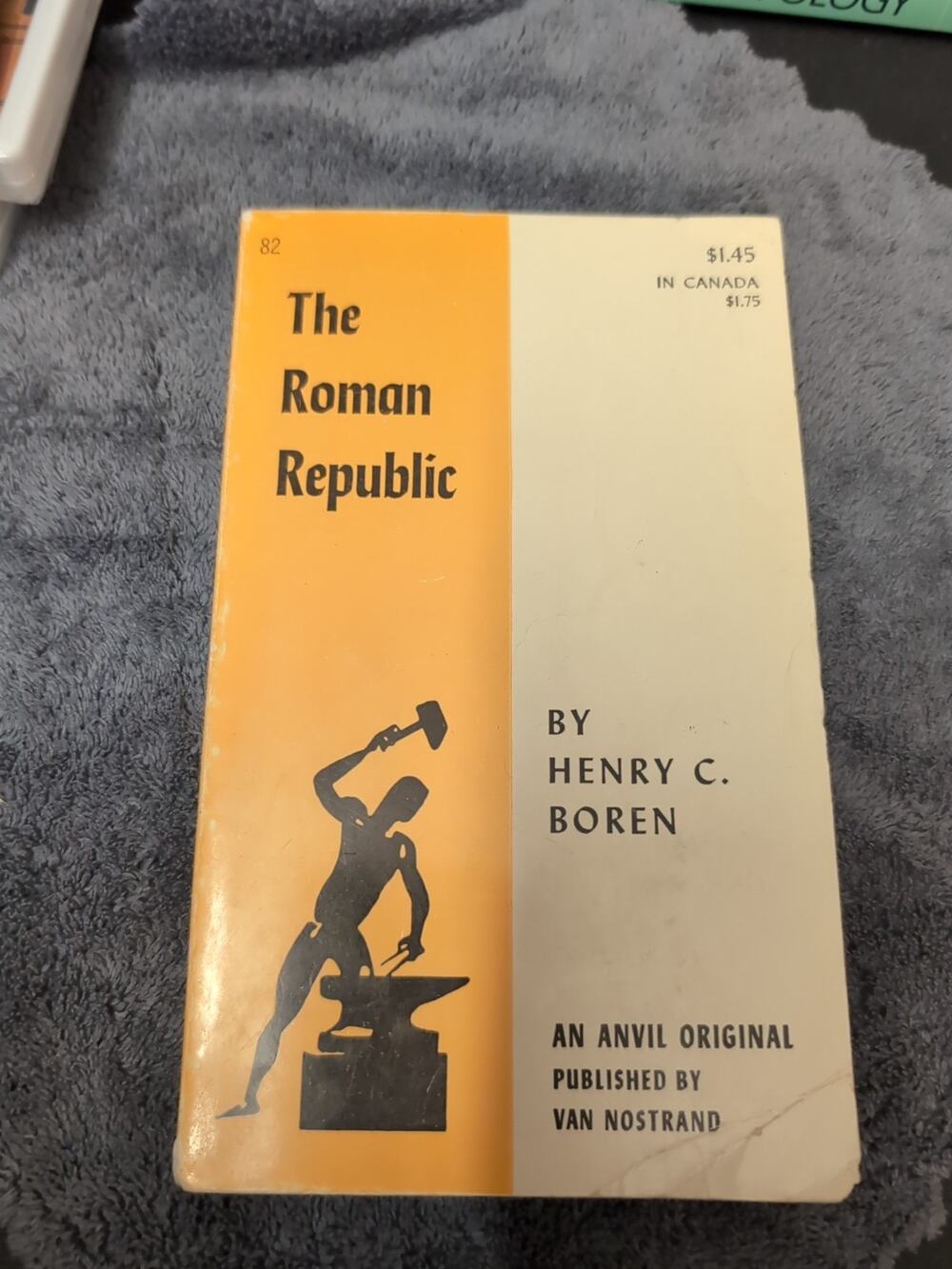 The Roman Republic by Henry C. Boren PB First Thus Very Good 1965